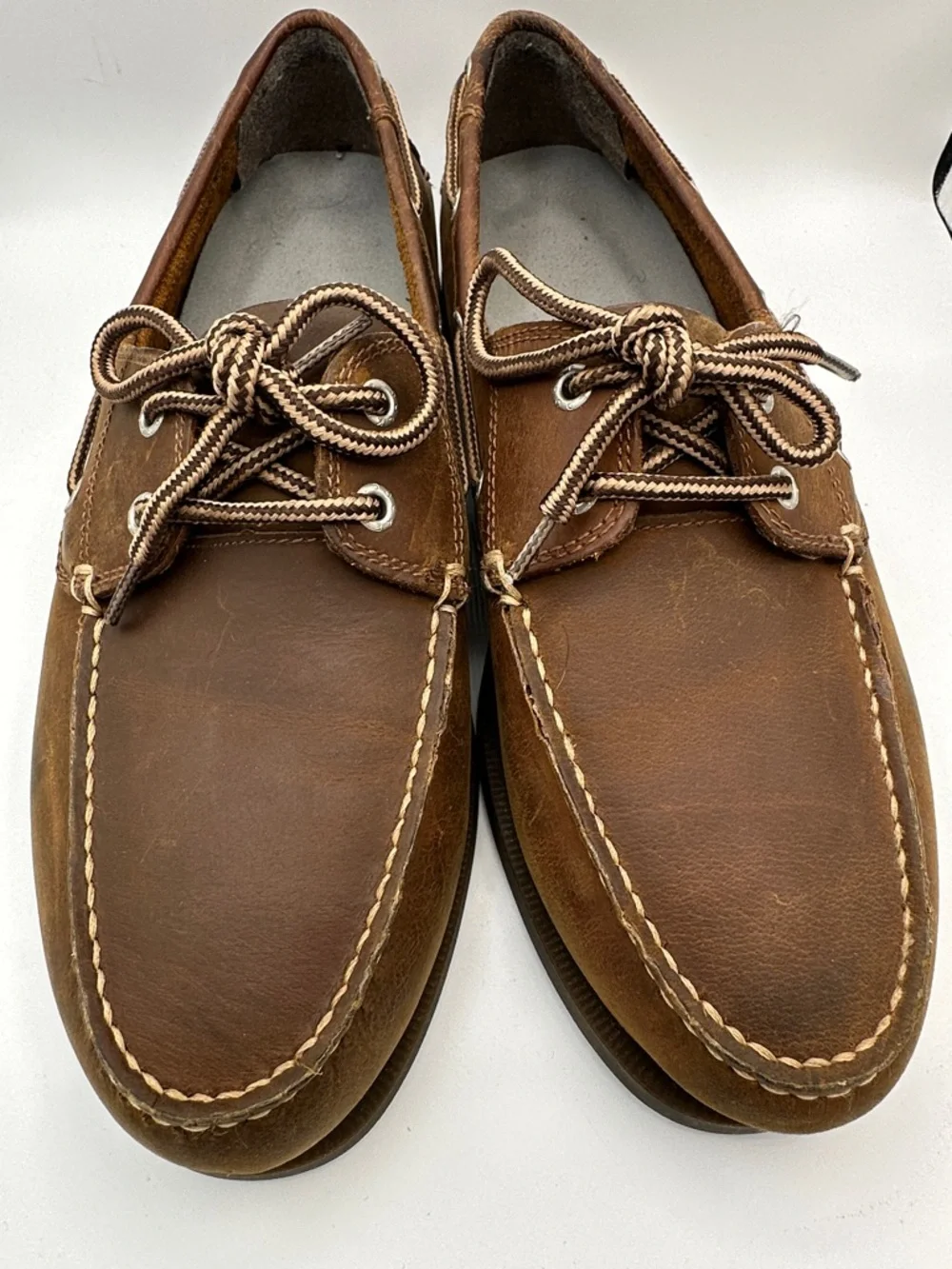 Dockers men's brown Vargas boat shoes, size 11W